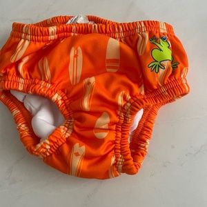 Orange Swim Diaper Never Used